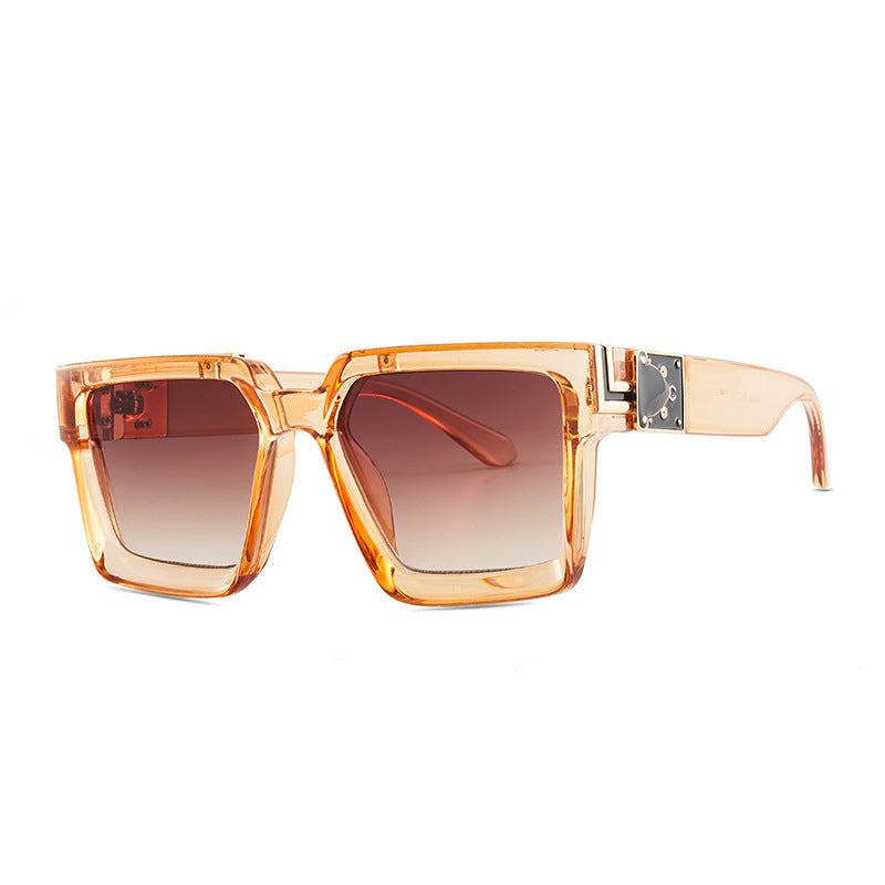 Wholesale PC Unisex Square Frame Sunglasses